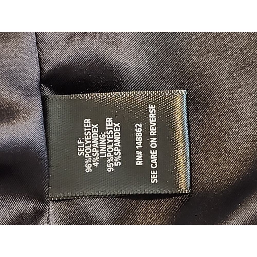 Torrid Plus 3 3x Black Stripe Crepe Open Front Bl… - image 5